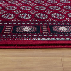 Sultan C669B Red rug close-up showing rich red color and ornate pattern detail