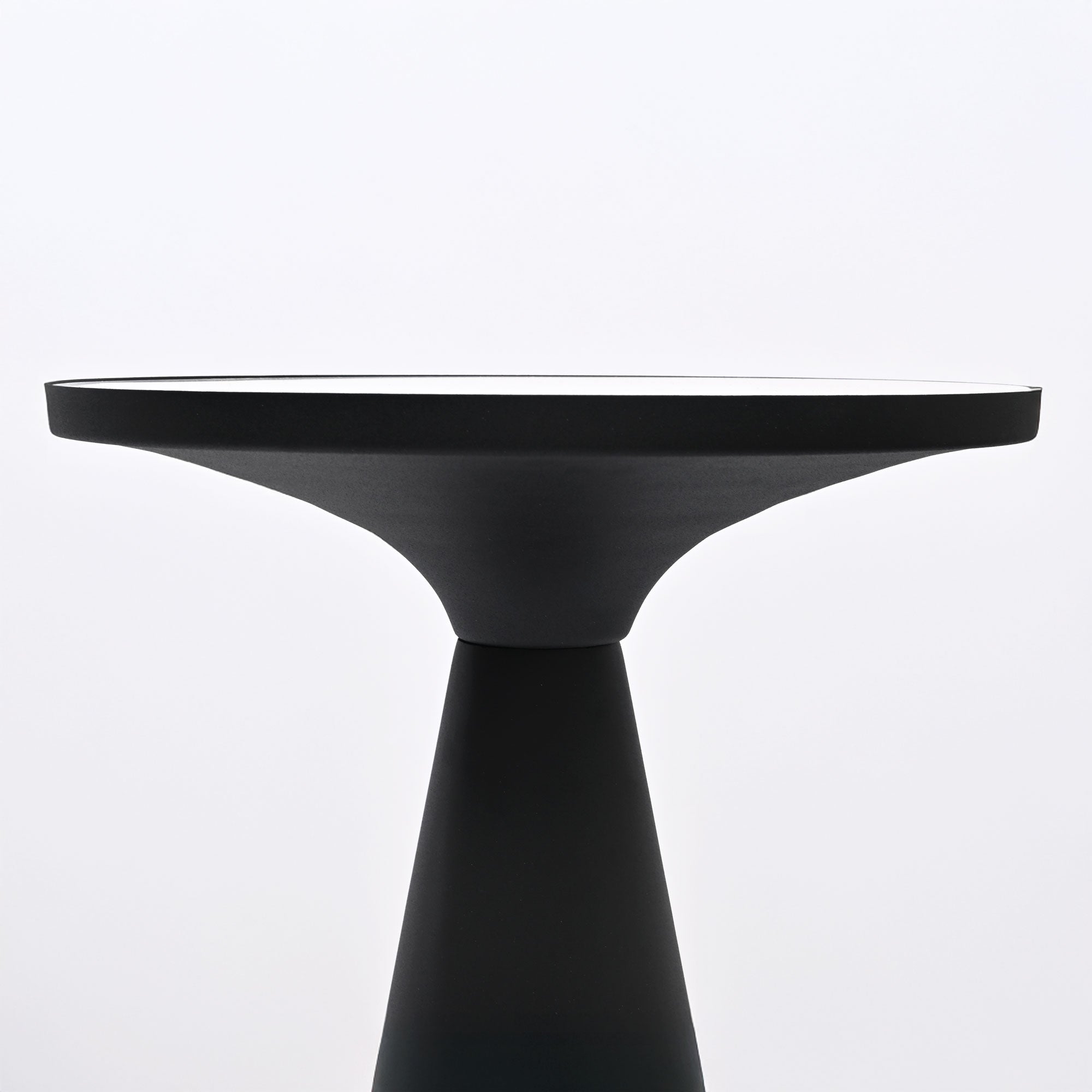 End Table | White Marble Top Side Table | Black Metal Frame | Modern Living Room Decor