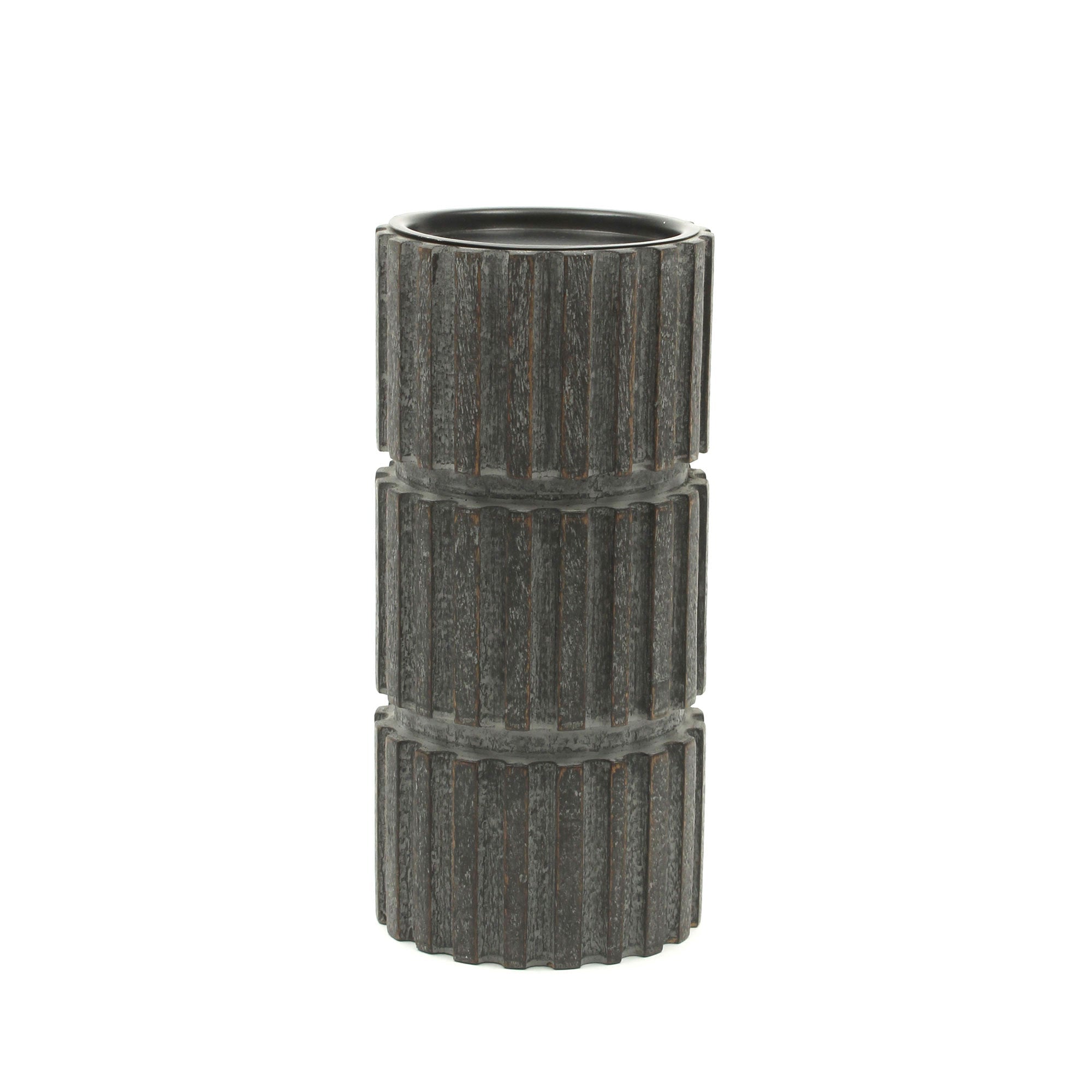 Decorative Candle Holder | Wooden Centerpiece | Elegant Home Accent Piece