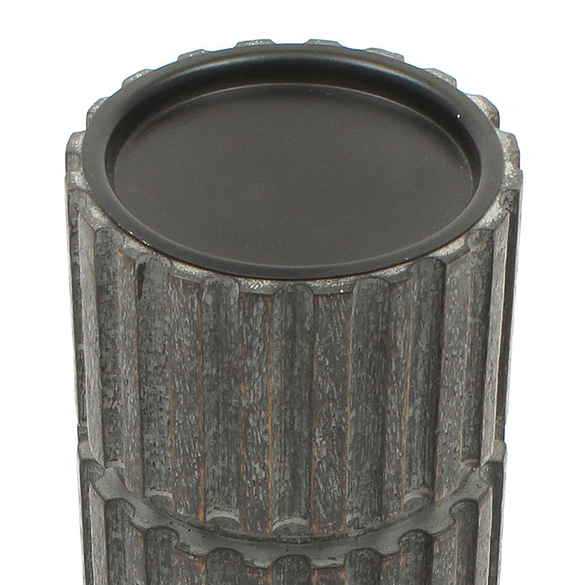 Decorative Candle Holder | Wooden Centerpiece | Elegant Home Accent Piece
