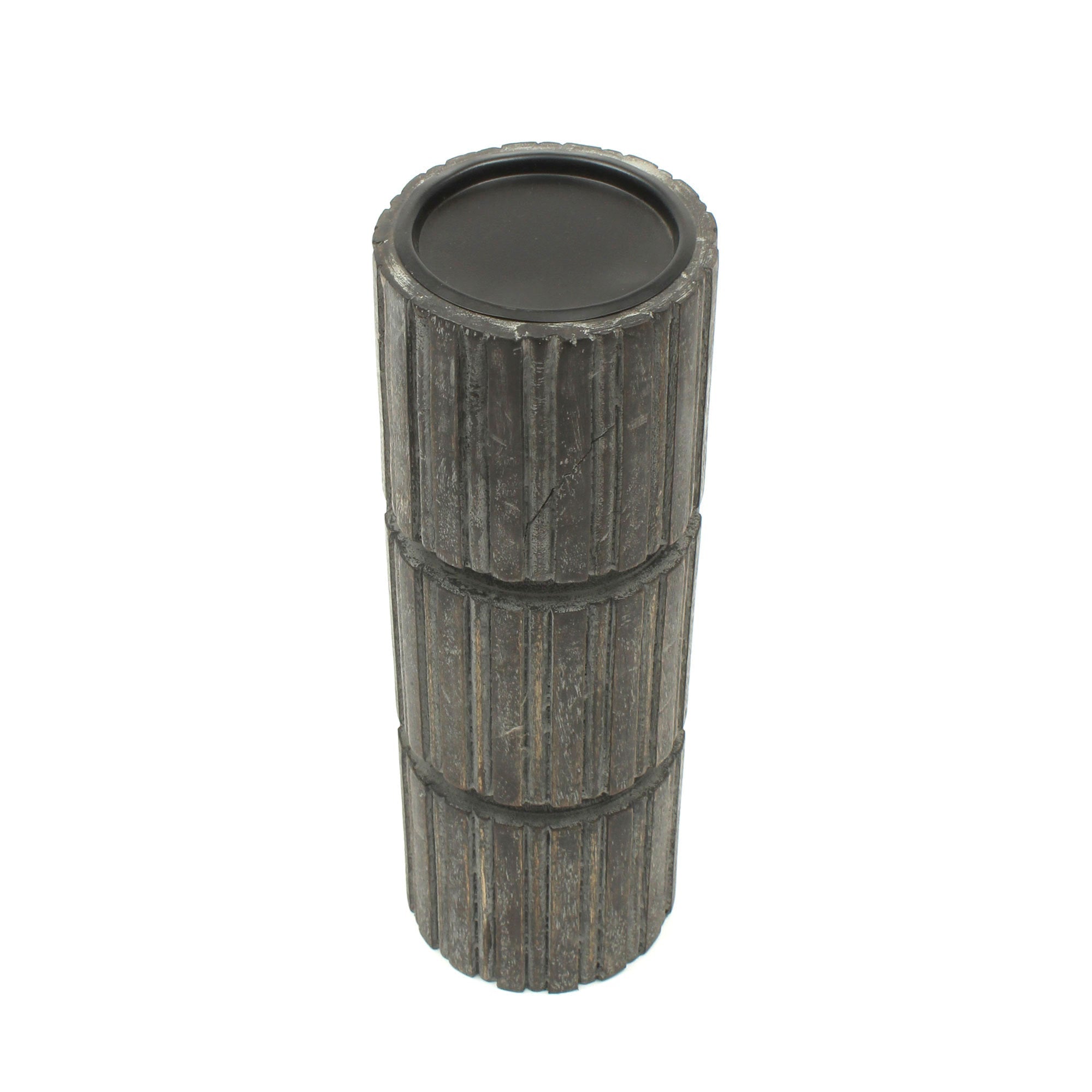 Decorative Candle Holder | Wooden Centerpiece | Elegant Home Accent Piece