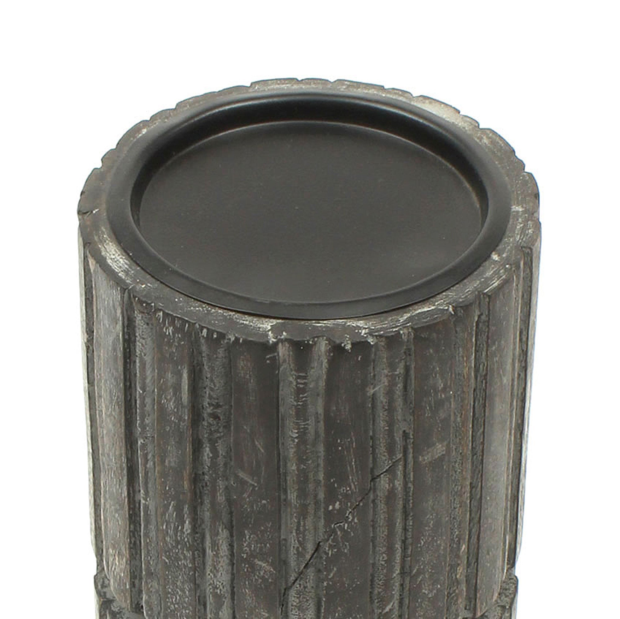 Decorative Candle Holder | Wooden Centerpiece | Elegant Home Accent Piece
