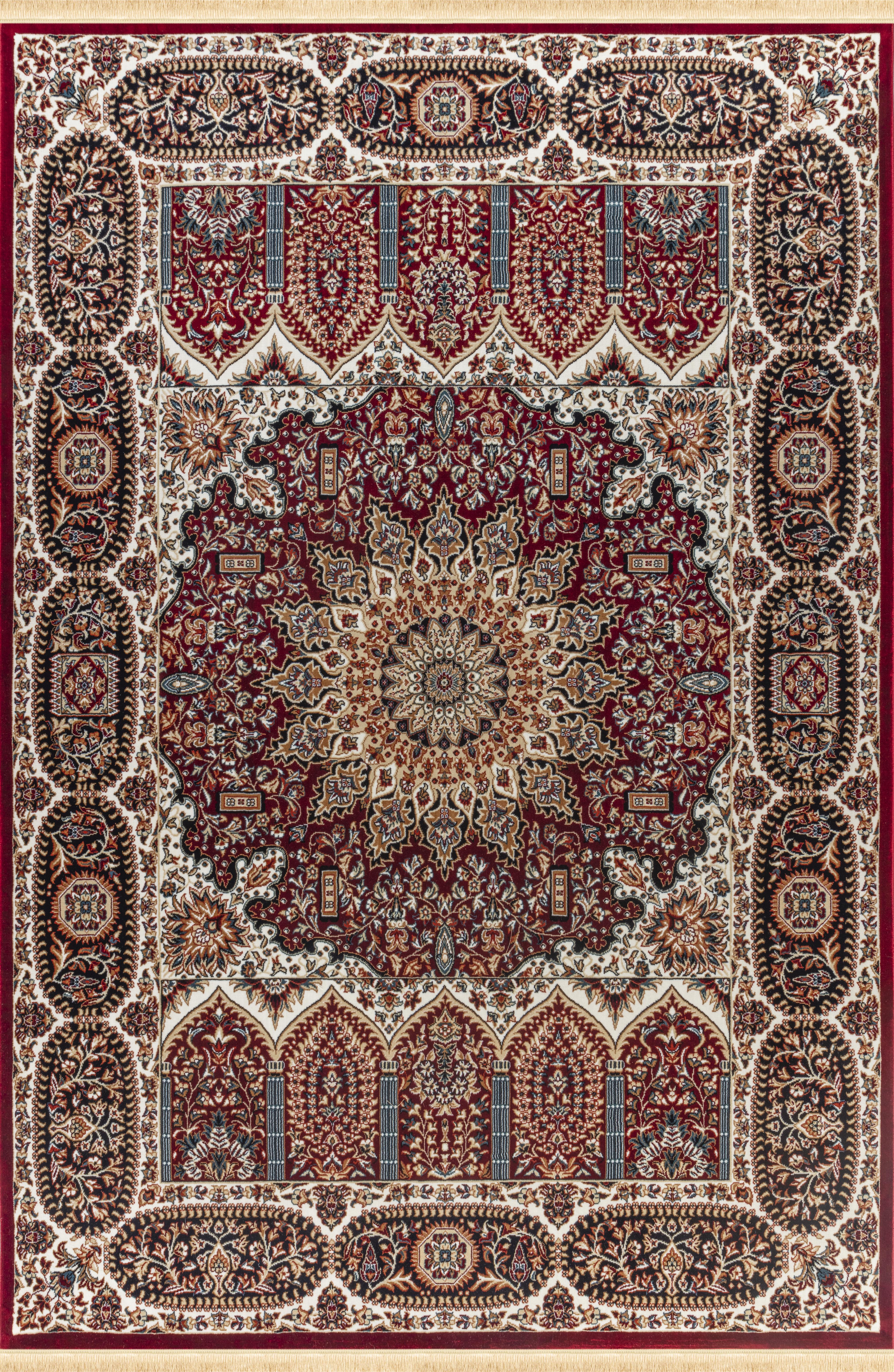 Sultan D528B Area Rug Red