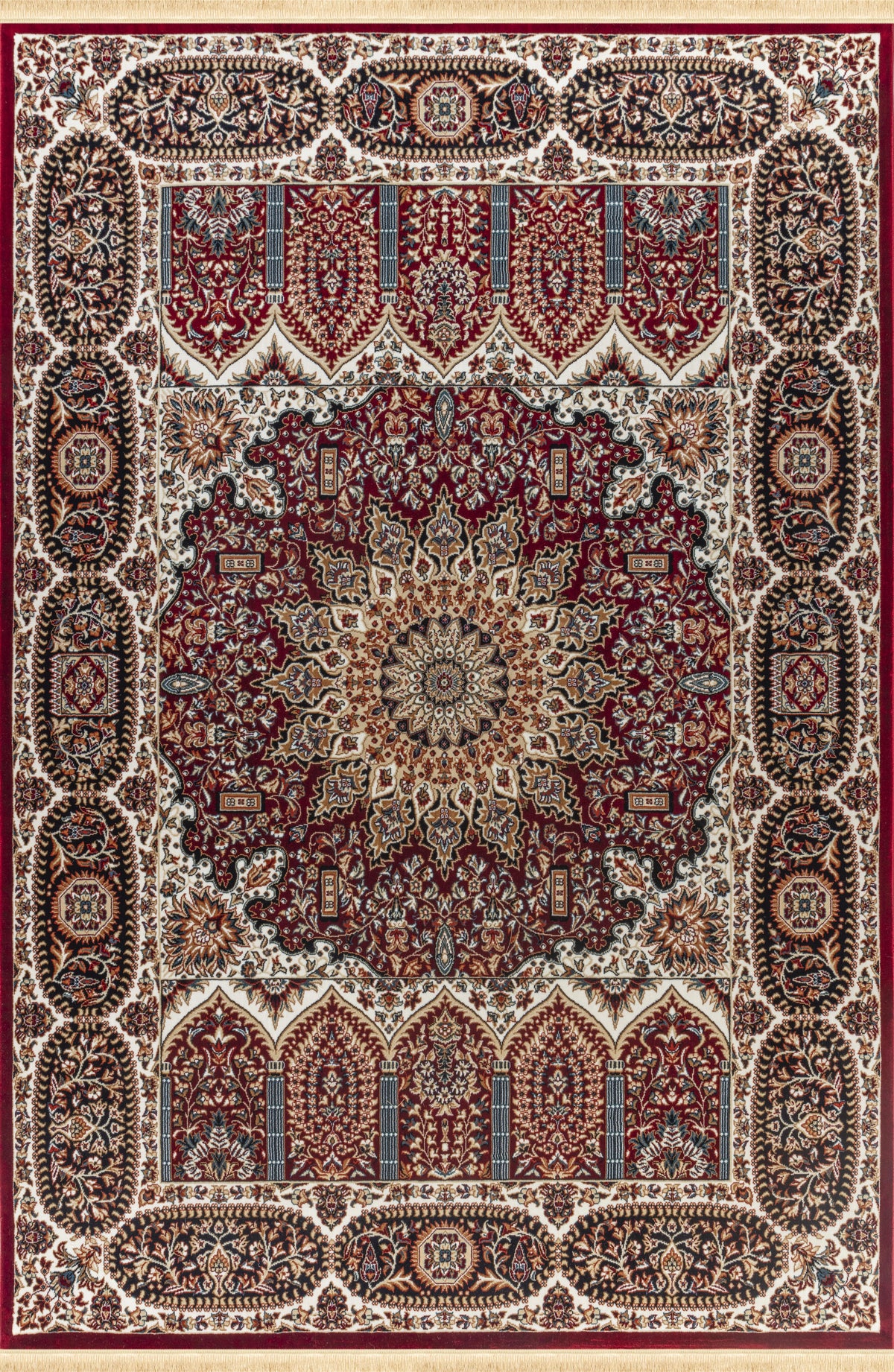 Sultan D528B Area Rug Red