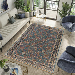 Kandahar D529B Area Rug Blue