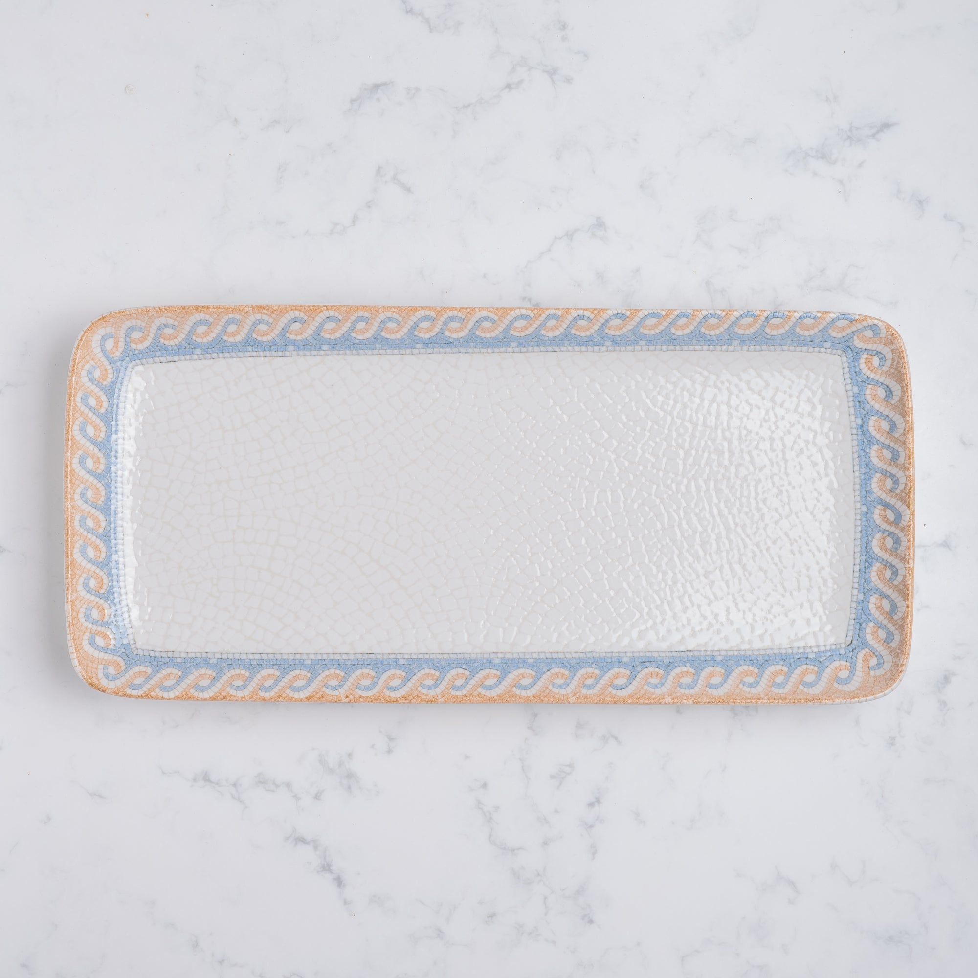 Rectangle Plate | Porcelain | Athena, Set of 6