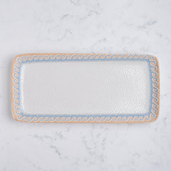 Rectangle Plate | Porcelain | Athena, Set of 6