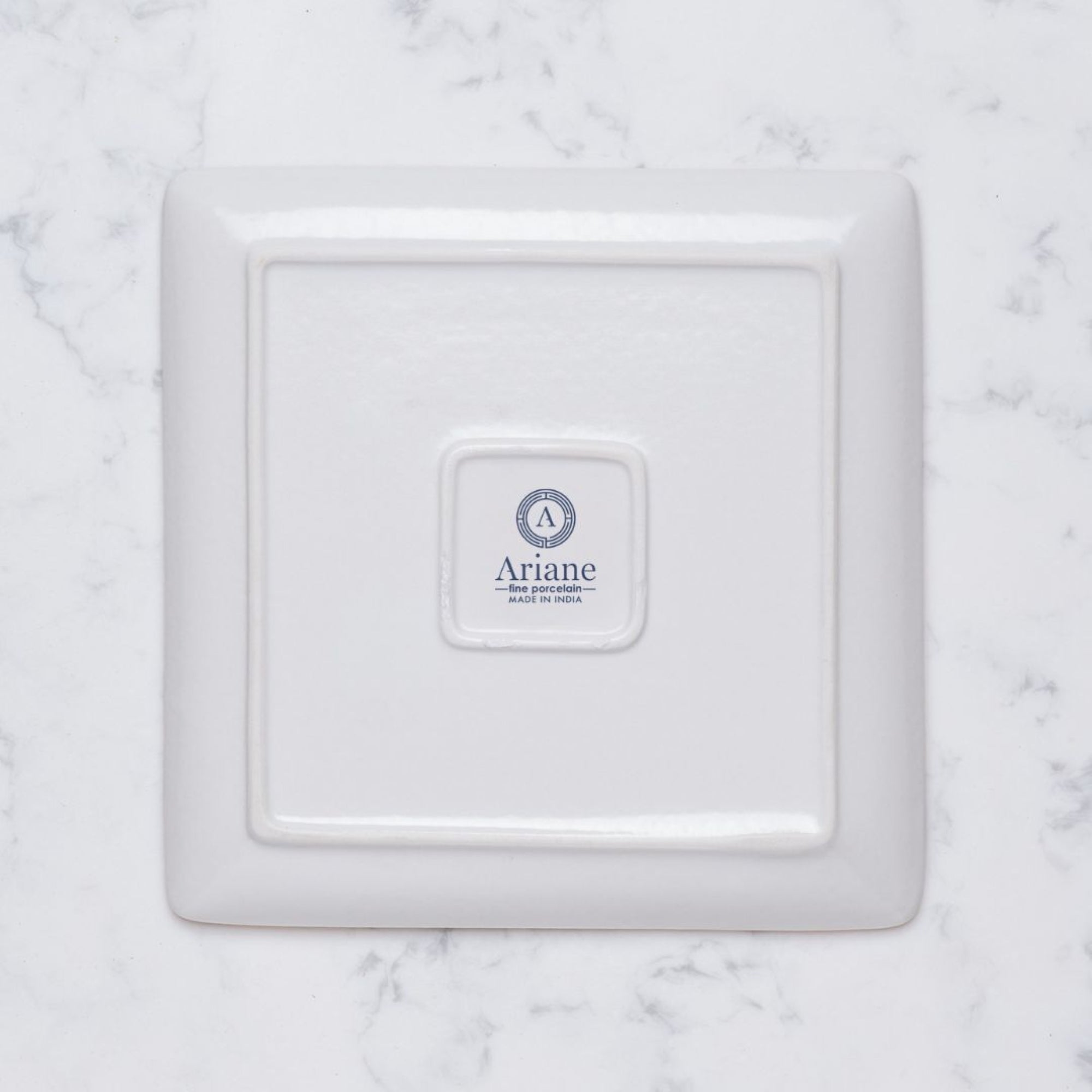 Square Platter With Foot | Porcelain, 6.2" | Pack of 12