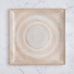 Premium Square Platter with Foot | Porcelain | Set of 6