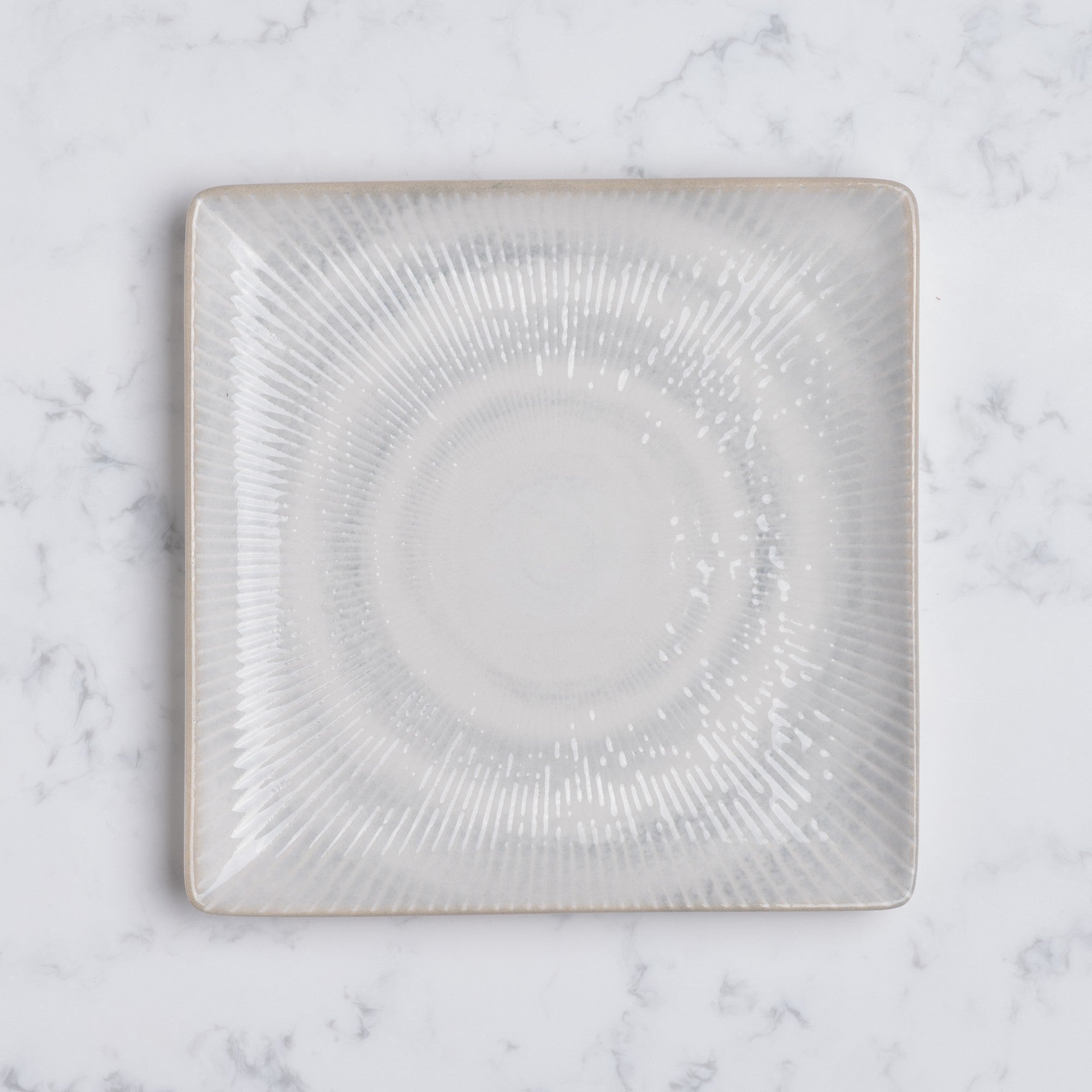 Square Platter With Foot | 6.2", Porcelain | Pack of 12