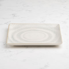 Square Platter With Foot | 6.2", Porcelain | Pack of 12