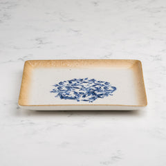 Square Platter With Foot | 6.2"| Porcelain, Pack of 6