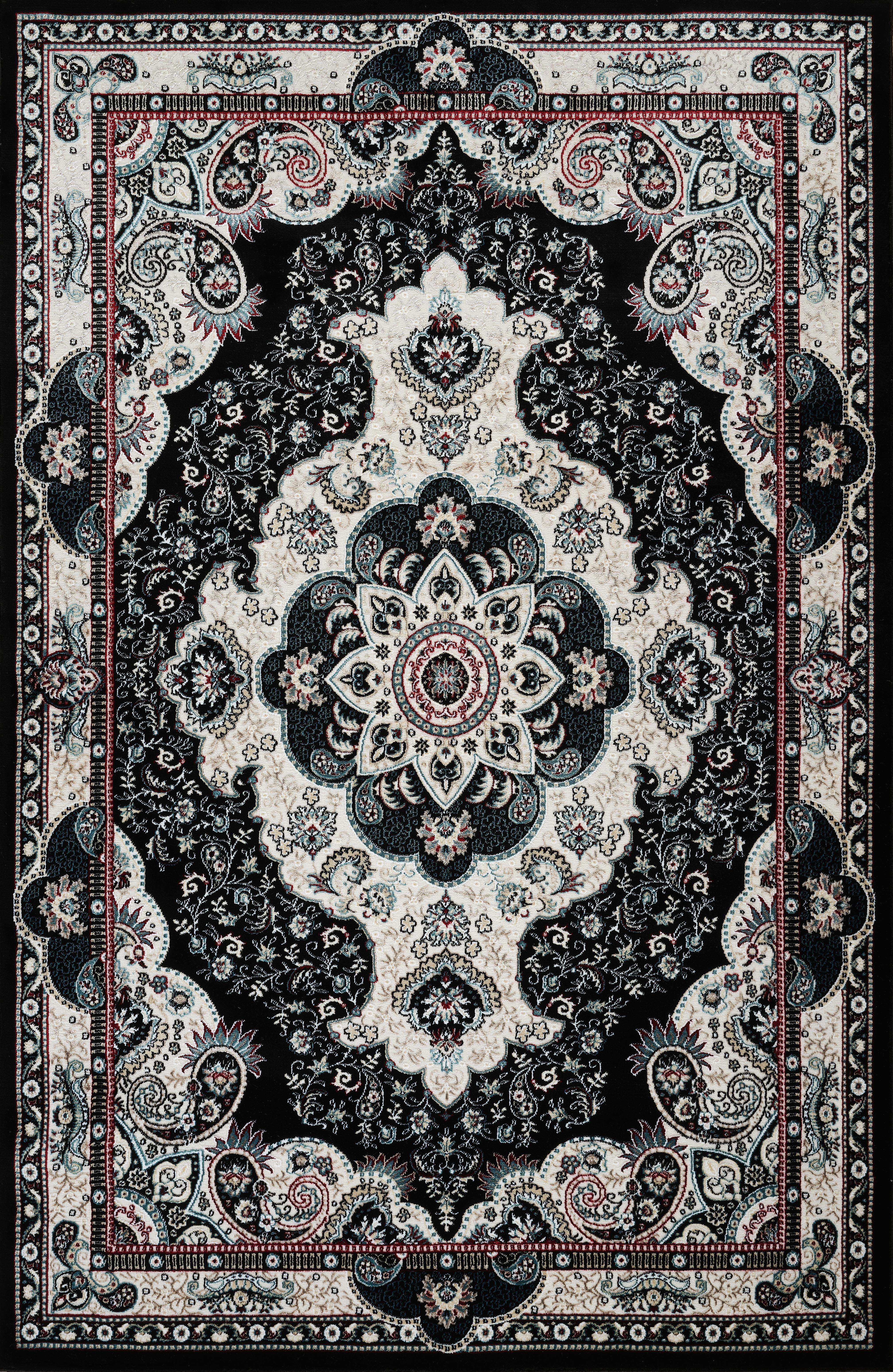 Hereke 470 Area Rug Black