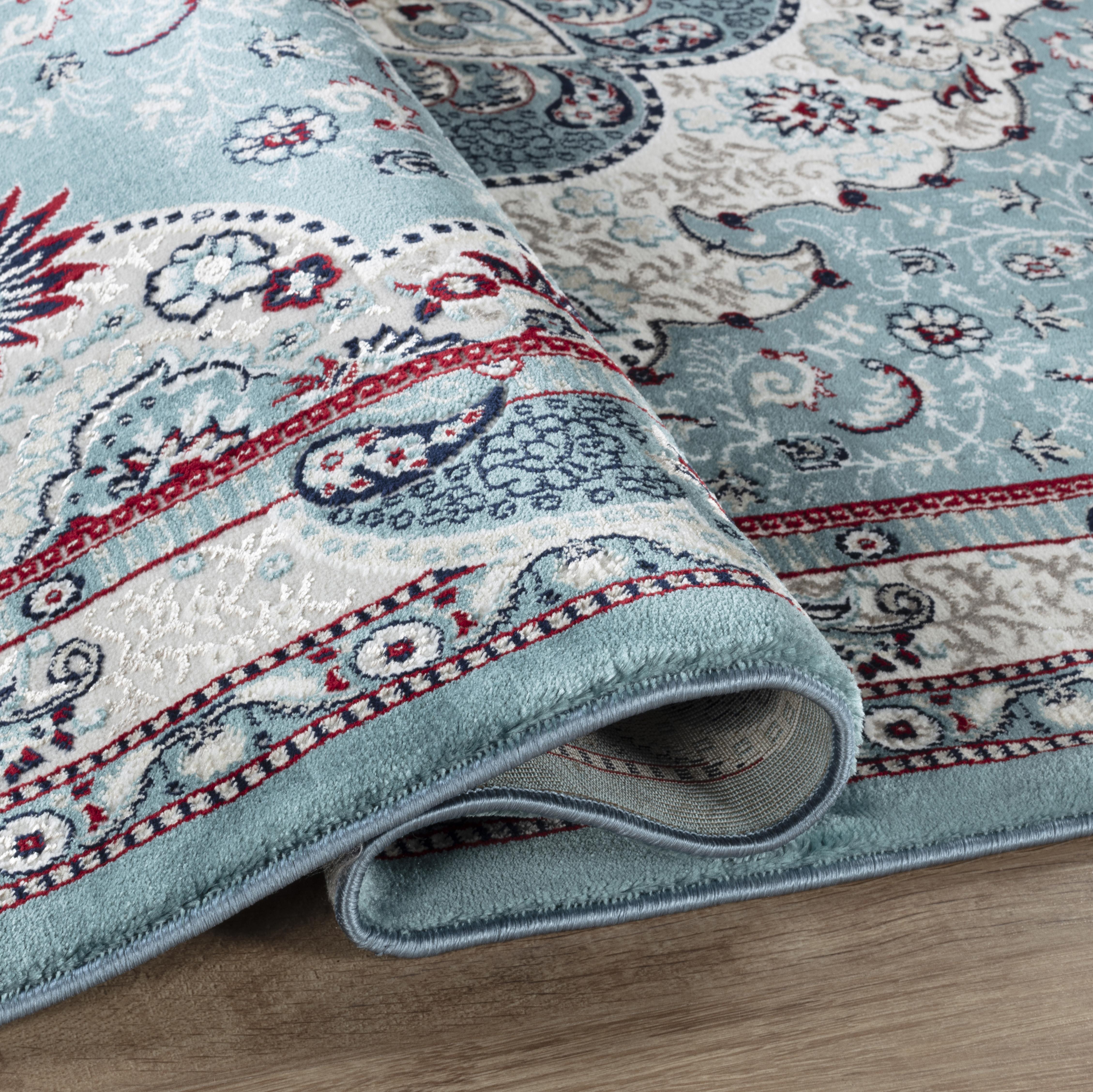 Hereke 470 Area Rug Blue