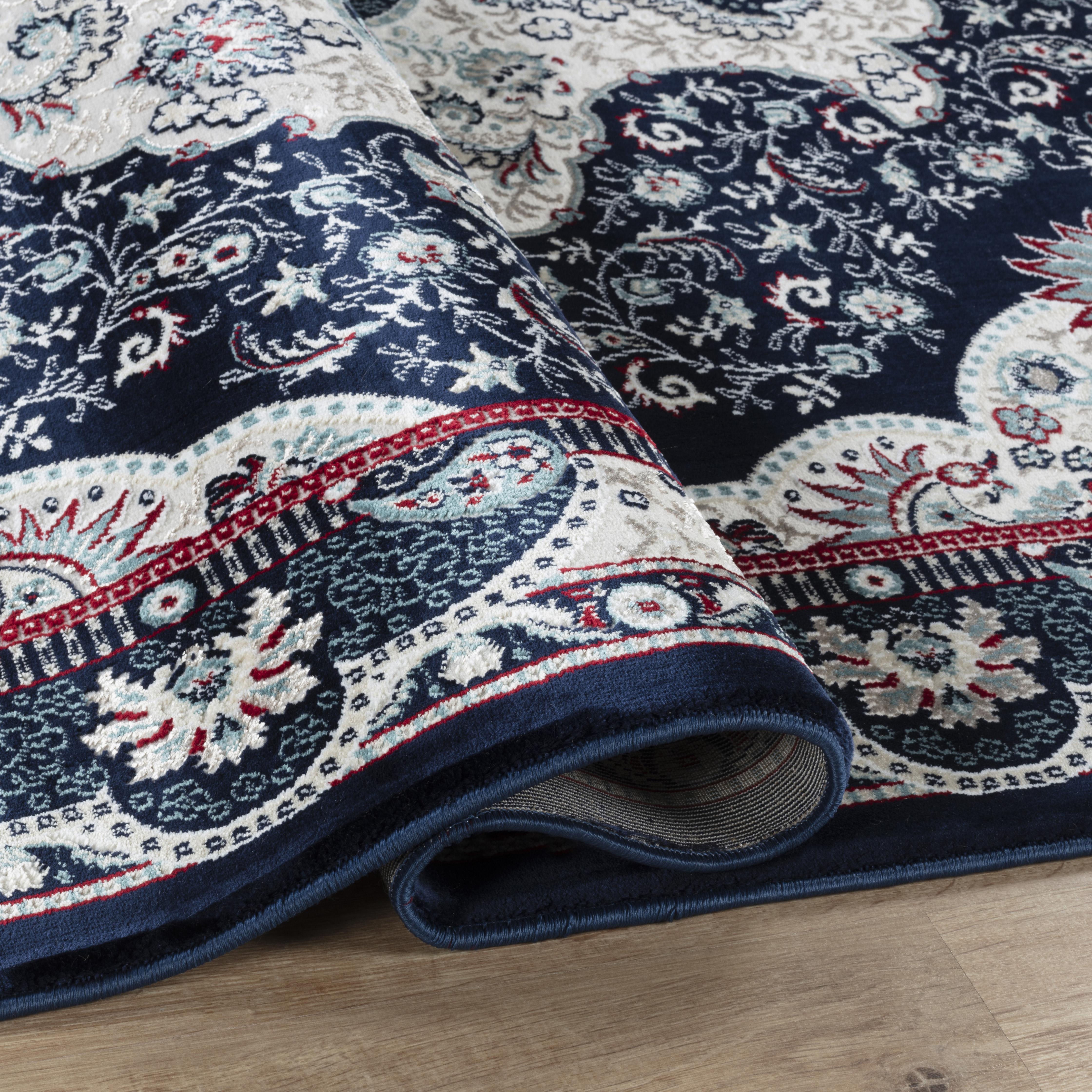 Hereke 470 Area Rug Navy