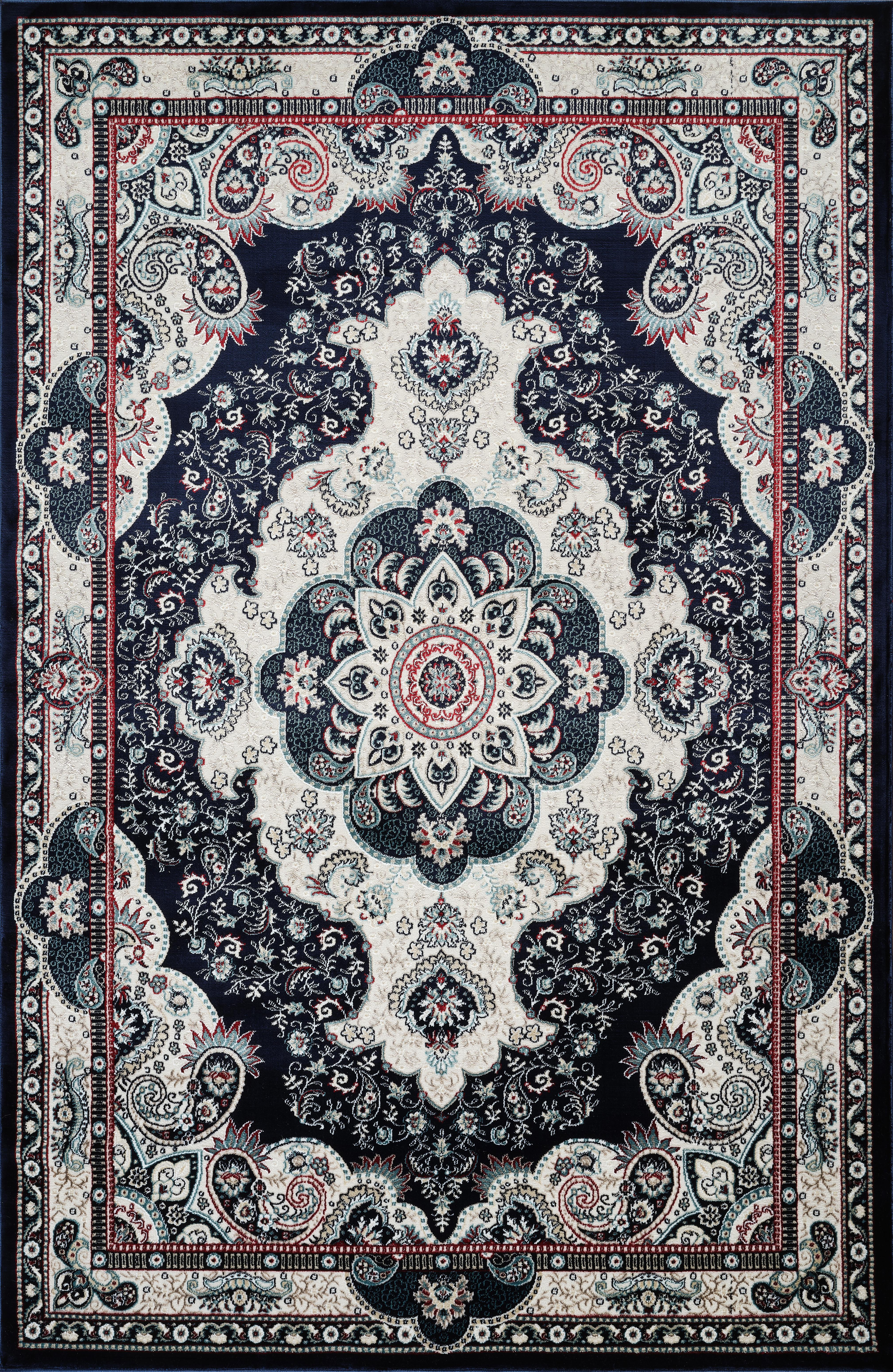 Hereke 470 Area Rug Navy