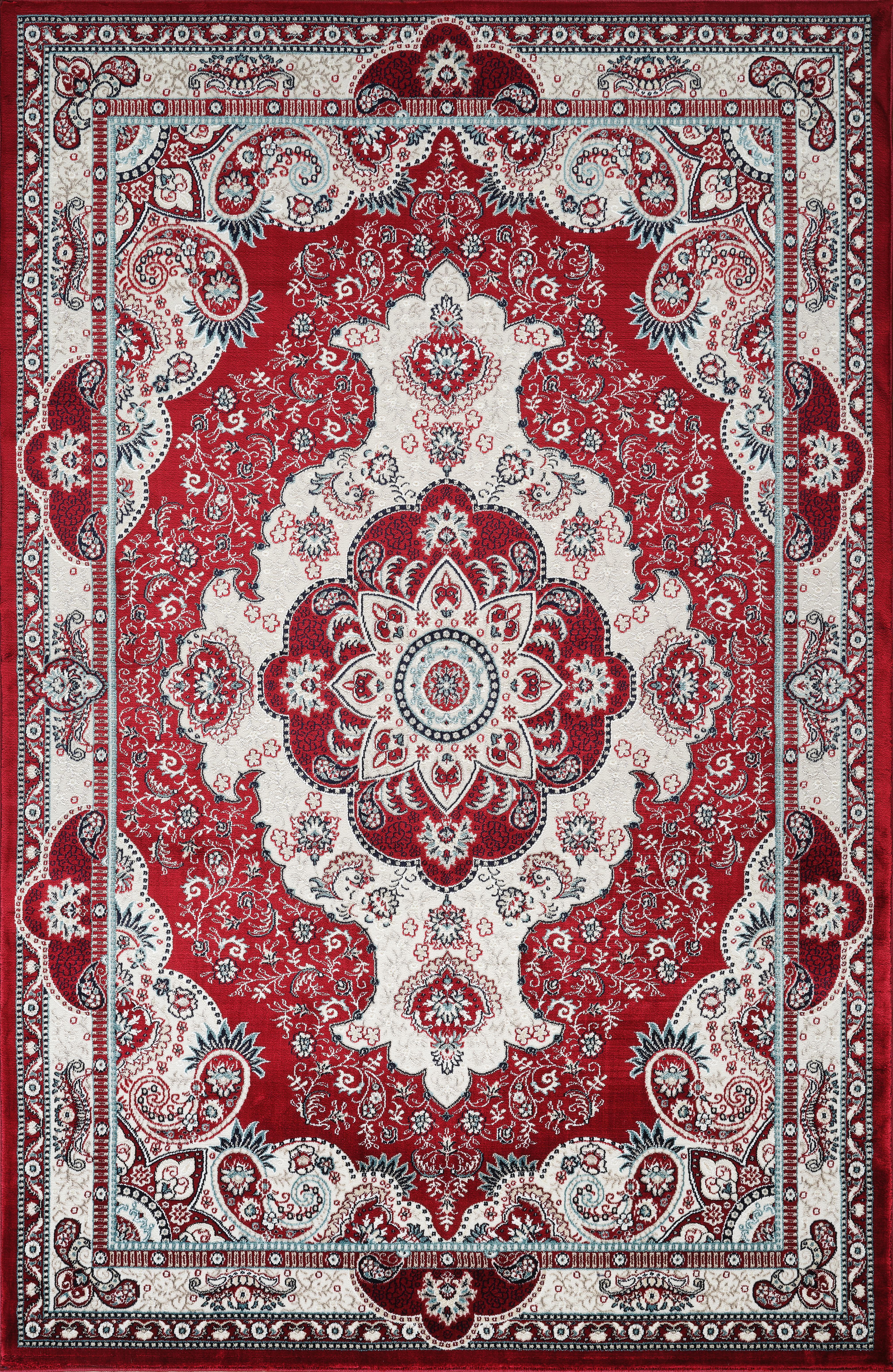 Hereke 470 Area Rug Red