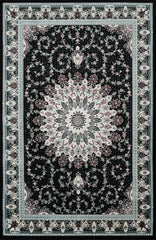 Hereke 478 Area Rug Black