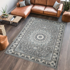 Hereke 478 Area Rug Grey