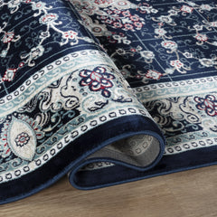 Hereke 478 Area Rug Navy
