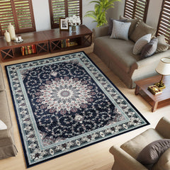 Hereke 478 Area Rug Navy