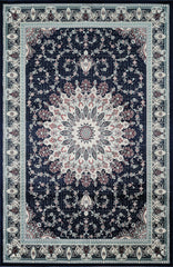 Hereke 478 Area Rug Navy