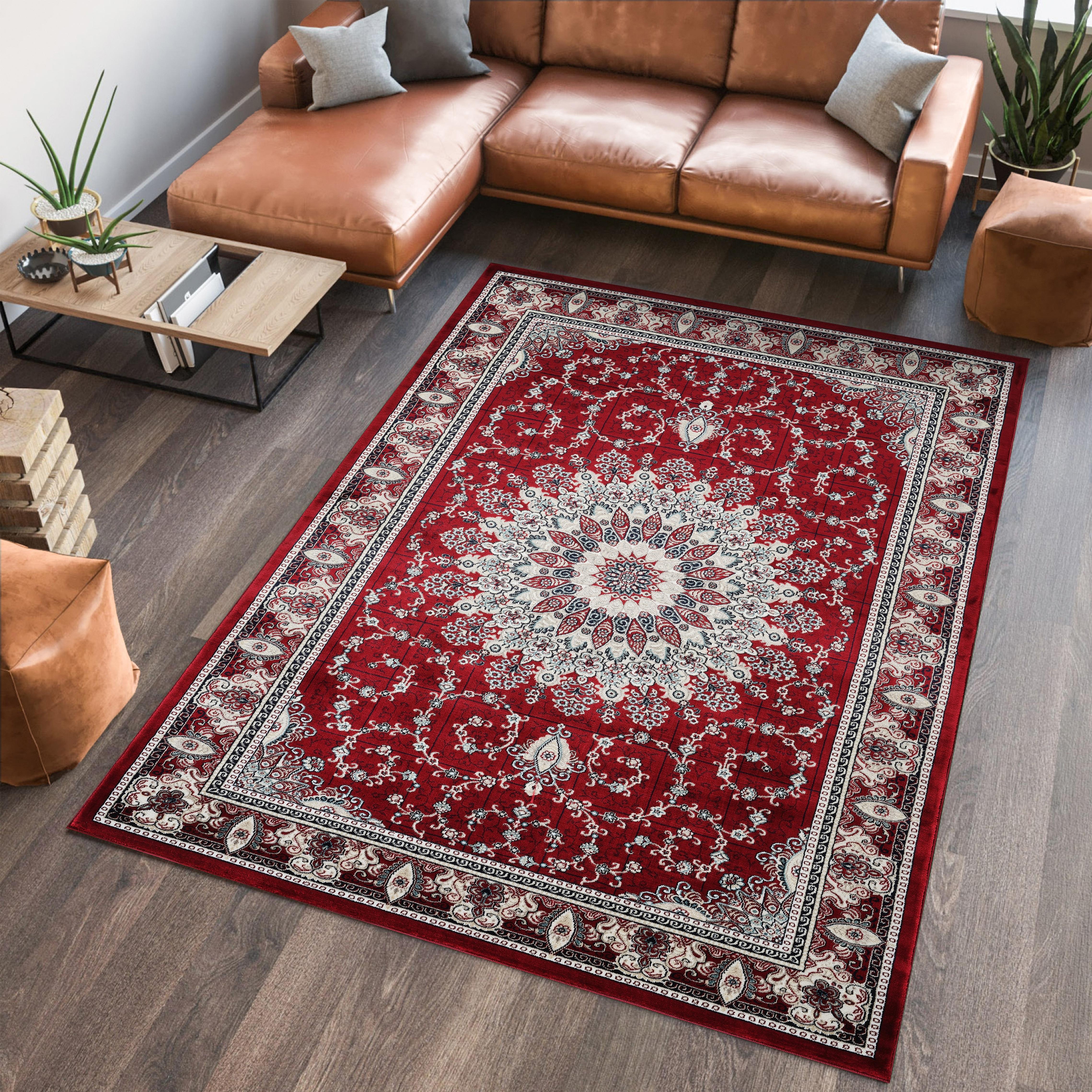 Hereke 478 Area Rug Red