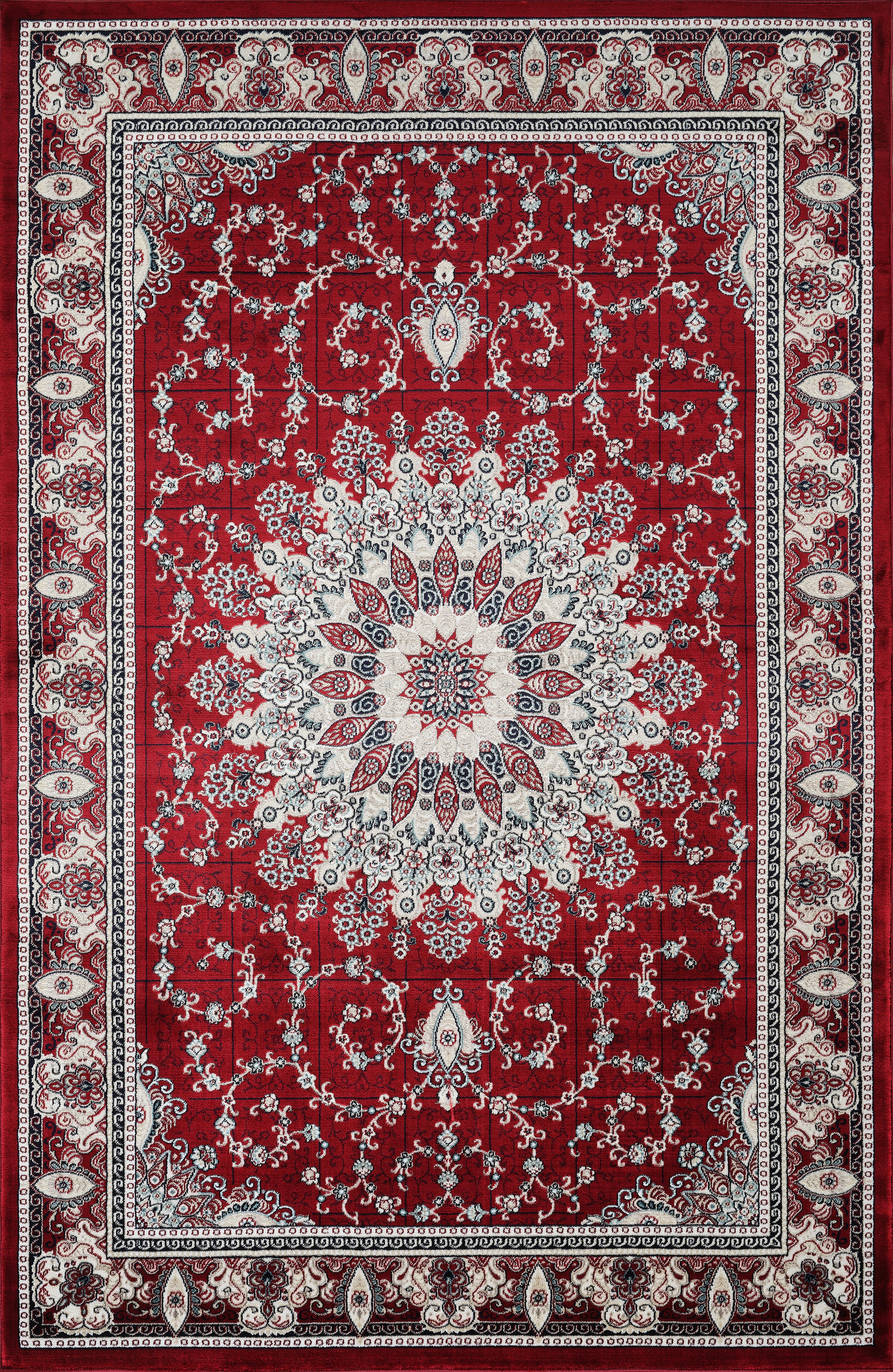 Hereke 478 Area Rug Red