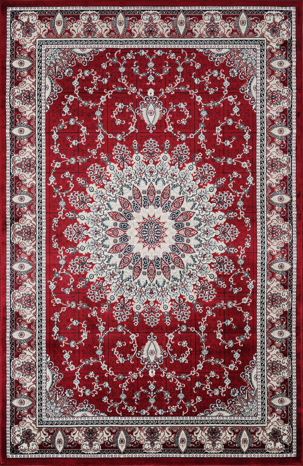 Hereke 478 Area Rug Red