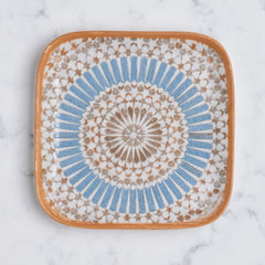 Porcelain Square Plate | Tangier, Set of 18