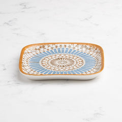 Porcelain Square Plate | Tangier, Set of 18