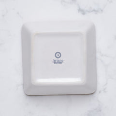 Square Plate | 4.4", Porcelain | Pack of 18
