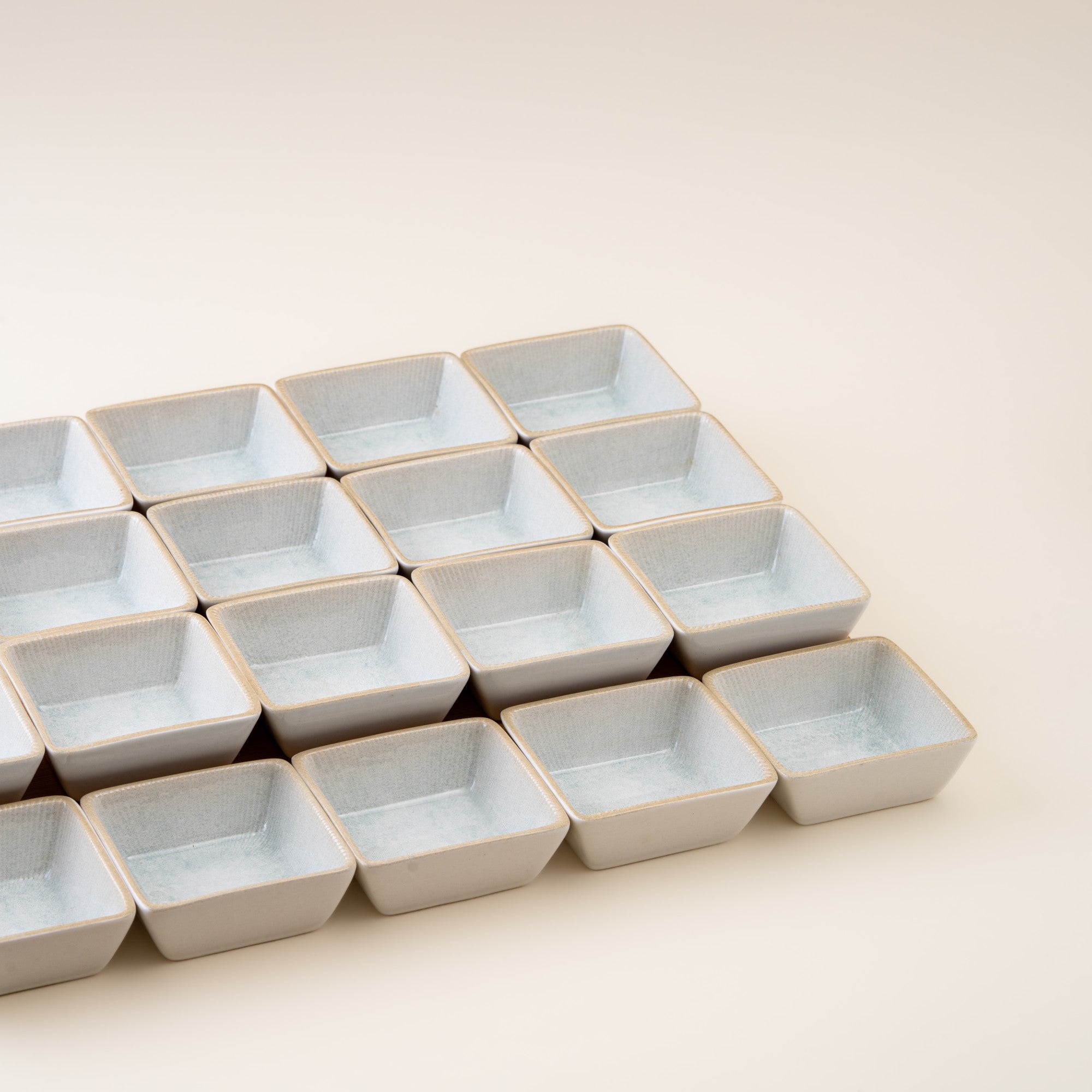 Square Plate| Porcelain, 4.4 | Pack of 18