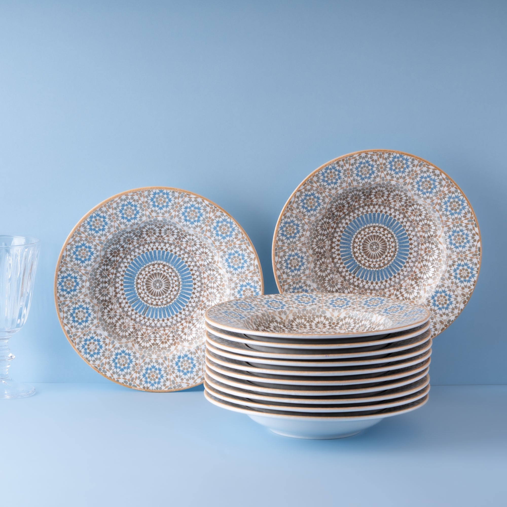 Deep Plate | Porcelain, 9" | Pack of 12