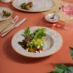 Tangier Deep Plate | Porcelain |  Pack of 6