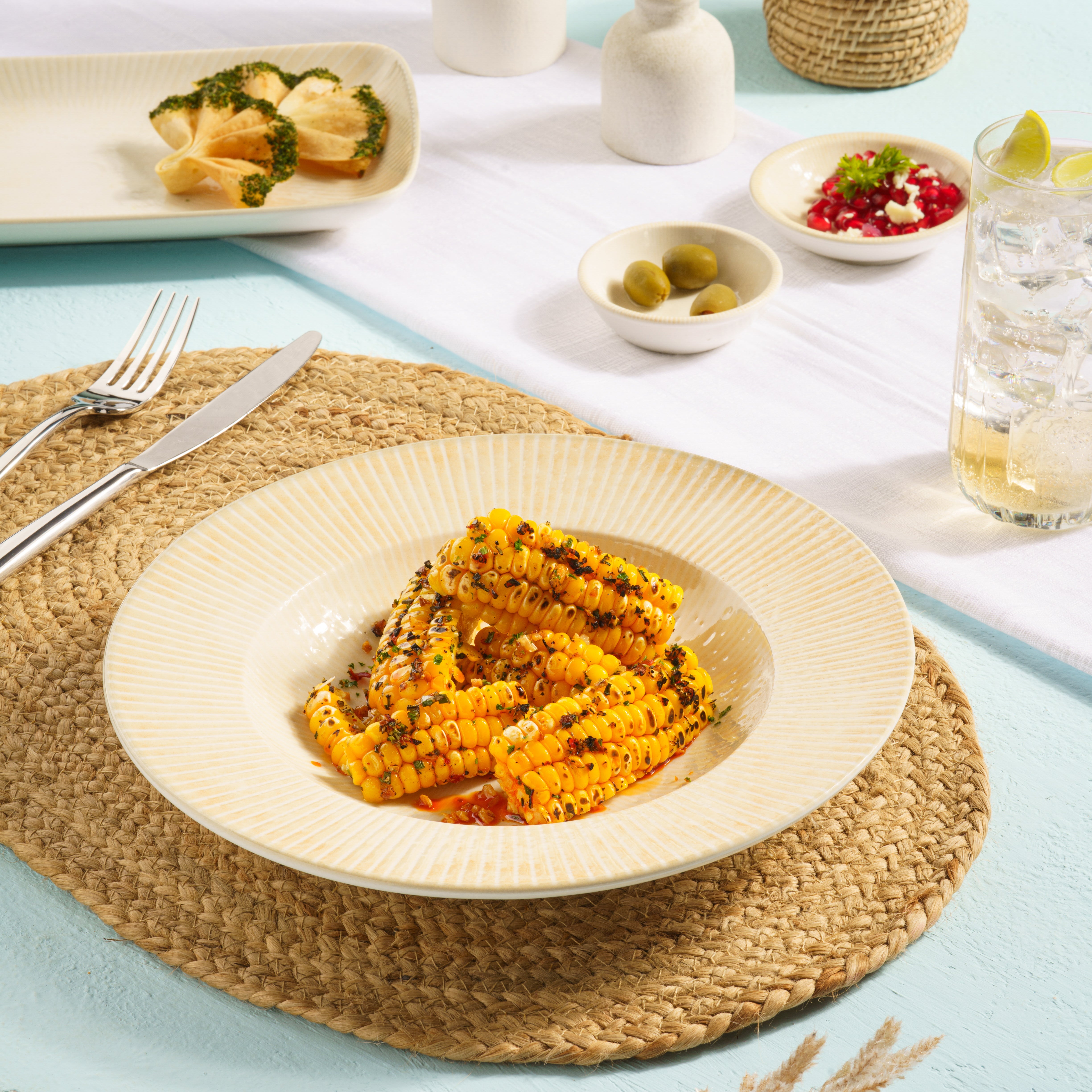 Porcelain Deep Plate | Sand, 11.83oz, | Pack of 12