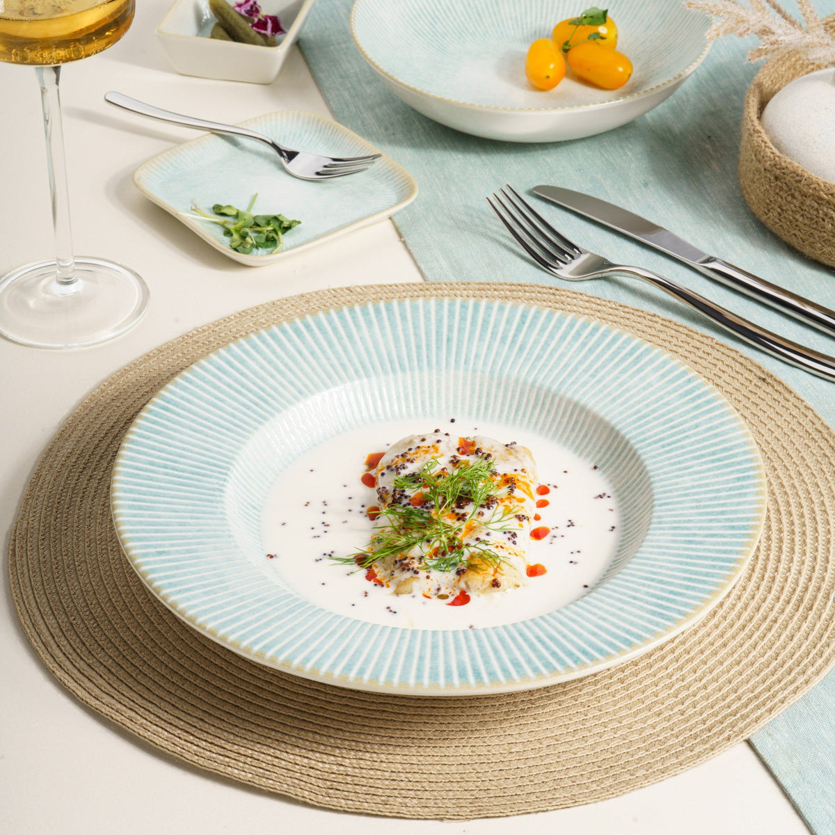 Porcelain Deep Plate | 11.83oz | Set of 6
