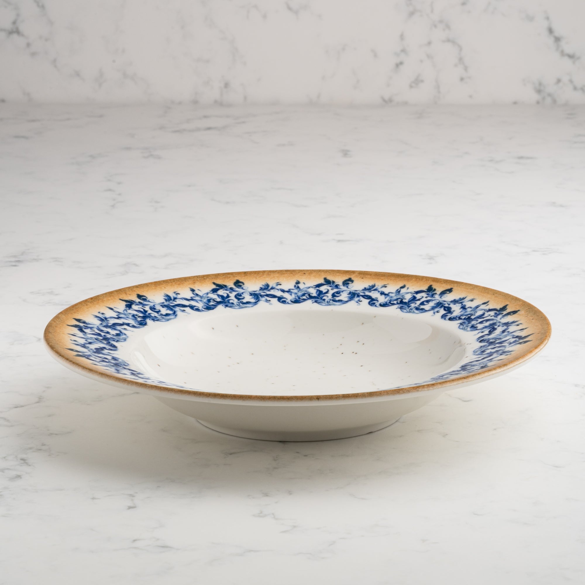 Short Rim Stackable Plate | Porcelain, Set of 4