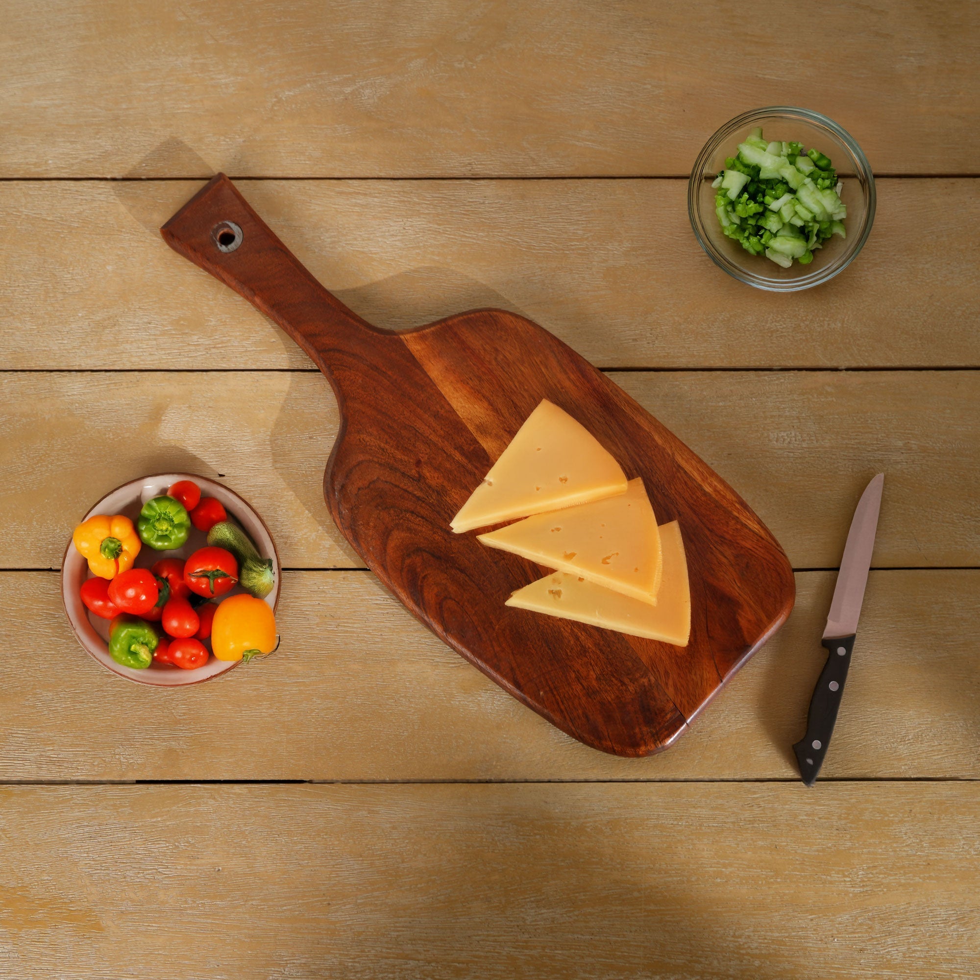 Paddle Cutting Board | Chopping Board | Wood | Set of 3