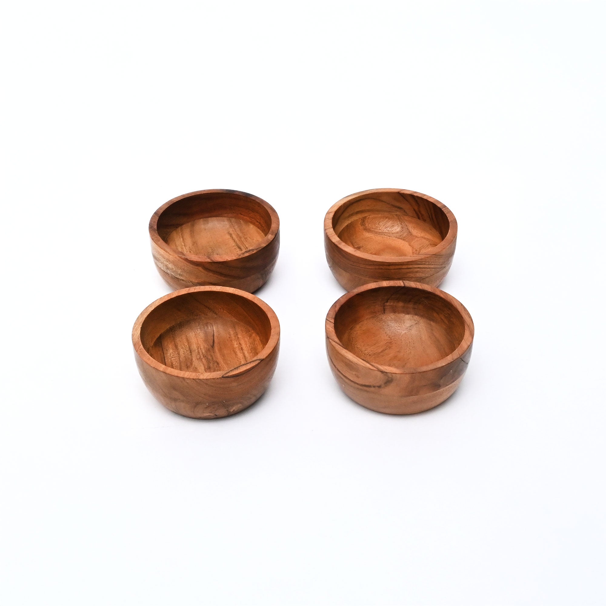 Wooden Bowls Set of 4 | Wood | Handmade