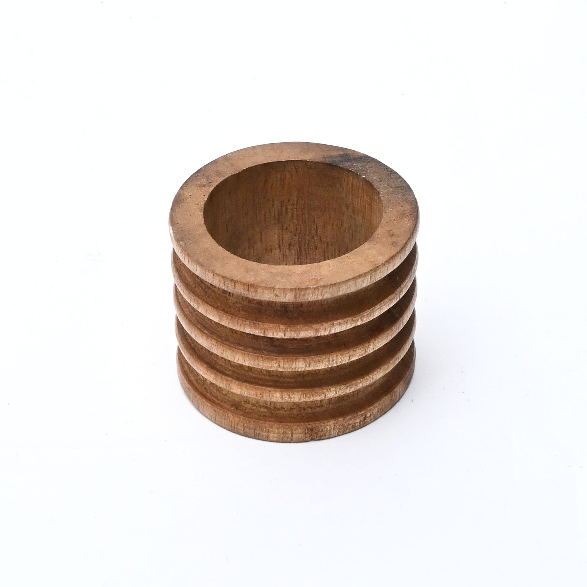 Elegant Wooden Napkin Rings | Set of 4 | Perfect for Dining