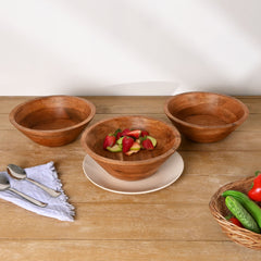Wood Bowls Set of 3 | Handmade | Mango Wood