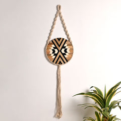 Wood & Rope Wall Hanging | Wood | Rustic Home Decor | 45"