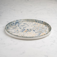 Short Rim Stackable Plate | Set of 4 | Porcelain
