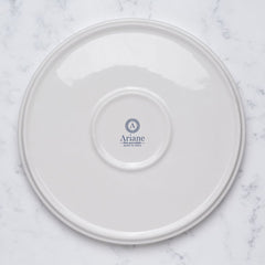 Short Rim Stackable Plate | 10.62", Porcelain | Pack of 4