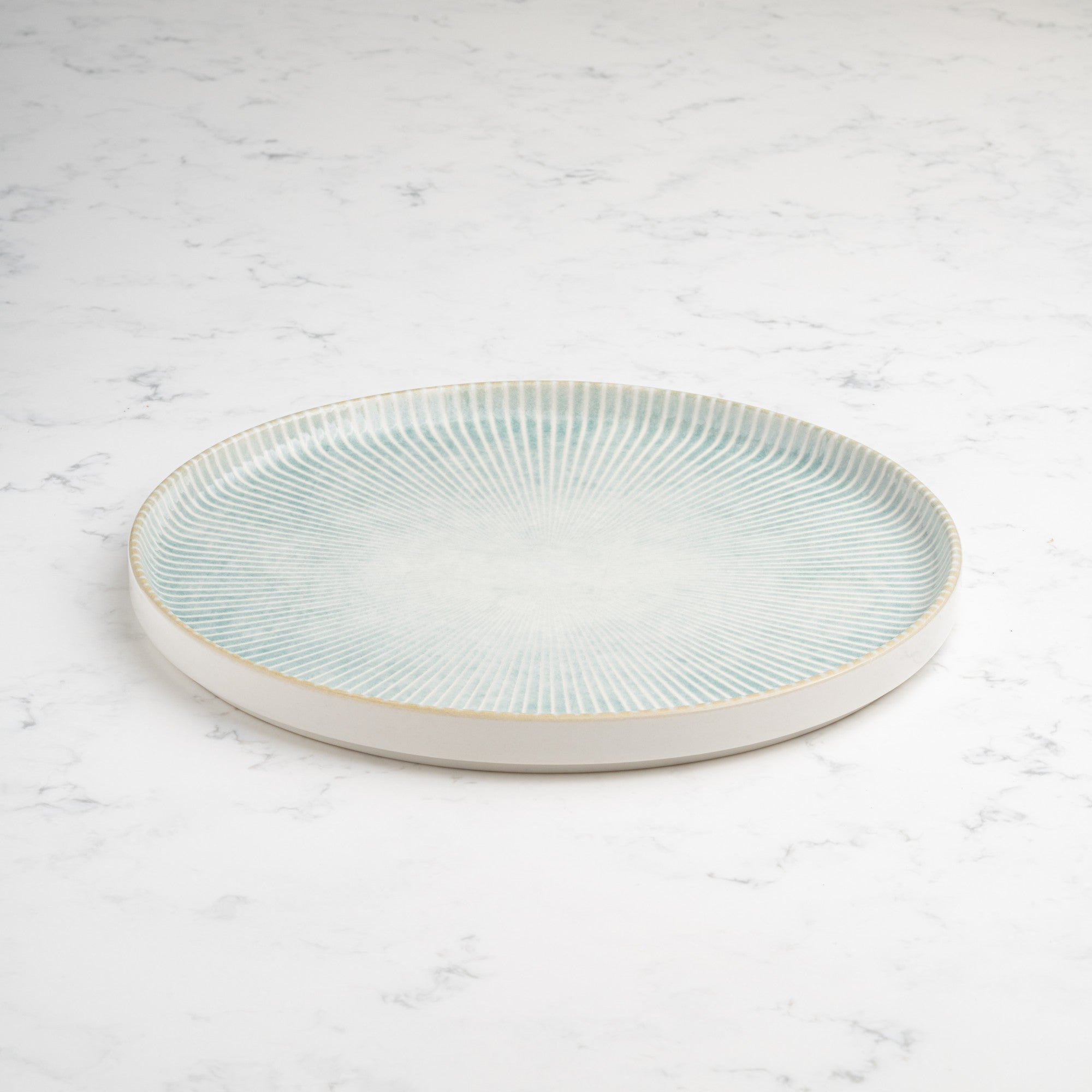 Short Rim Stackable Plate | Porcelain |Set of 4