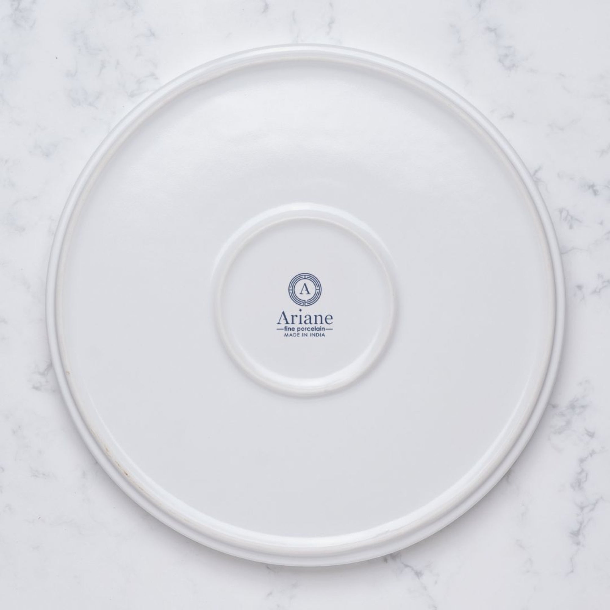 Short Rim Stackable Plates | Porcelain, Set of 4