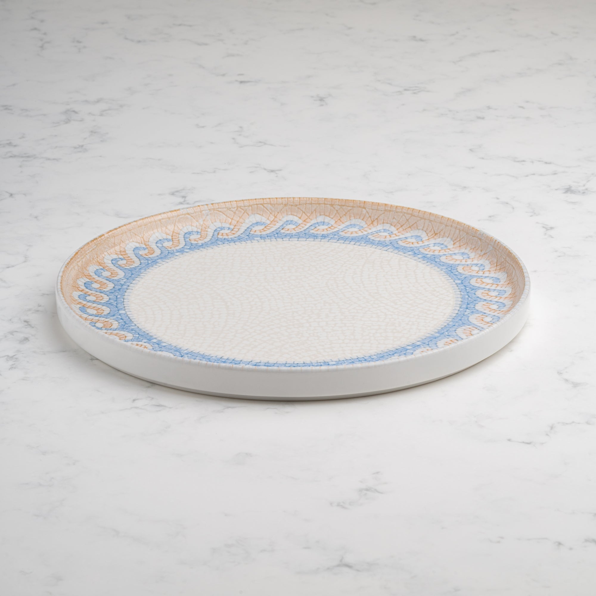 Short Rim Stackable Plates | Porcelain, Set of 4