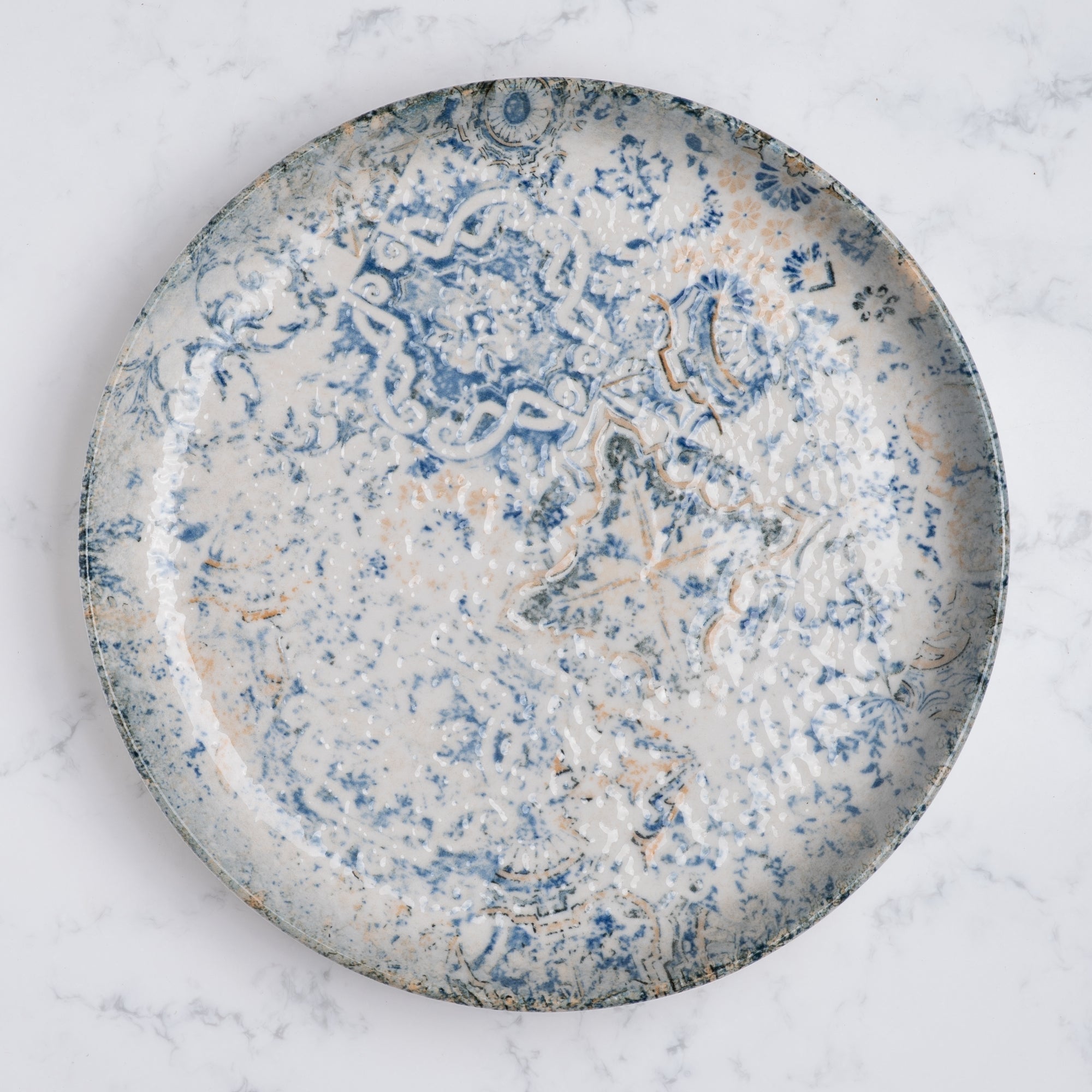 Porcelain Plate Flat | Porcelain | Set of 6