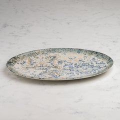 Oval Plate With Foot | Porcelain, 12.59", Pack of 6